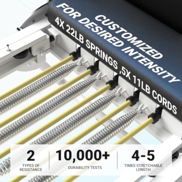 PAETA Foldable Pilates Reformer for All Fitness Levels