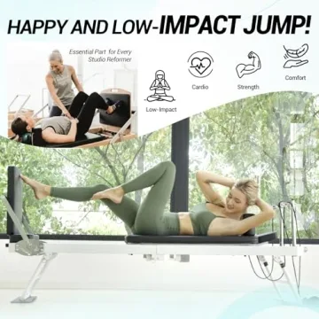 PAETA Foldable Pilates Reformer for All Fitness Levels