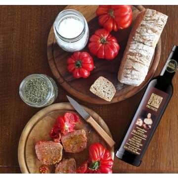 Pruneti - Frantoio Robust, Organic Early Harvest Italian Olive Oil Extra Virgin from Tuscany, Italy, Polyphenol Rich 500+ mg/kg, Gold Winner, First Cold Pressed - 16.9 fl oz