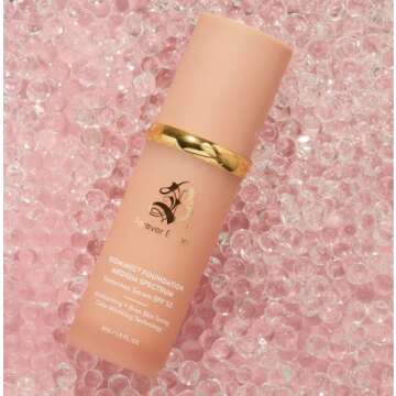 Bio Mimic Foundation Medium Spectrum by Forever Bloom; Protecting from Sun with SPF50; for Gym, Sports, Dancing