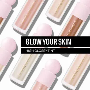 KYDA Liquid Highlighter, Moisturizing Liquid Illuminator for Face & Body, High Glossy Finish, Natural Glow Liquid Luminizer, Silky Creamy, Lightweight Blendable, by Ownest Beauty-#03