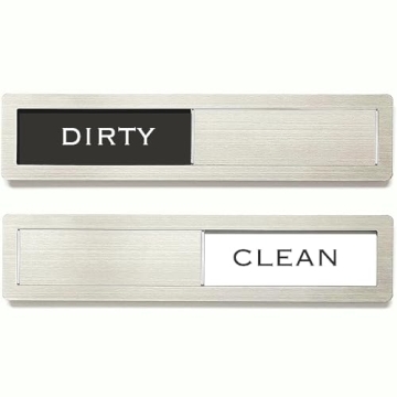 YEWGARB Dishwasher Magnet – Premium Stainless Steel Clean Dirty Sign for Kitchen