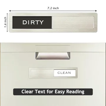 YEWGARB Dishwasher Magnet Clean Dirty Sign - Stylish & Strong