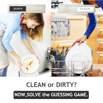 YEWGARB Dishwasher Magnet Clean Dirty Sign - Stylish & Strong