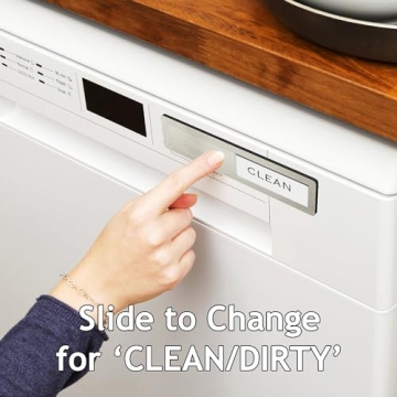 YEWGARB Dishwasher Magnet Clean Dirty Sign - Stylish & Strong