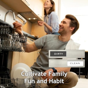 YEWGARB Dishwasher Magnet Clean Dirty Sign - Stylish & Strong