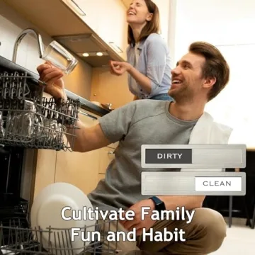 YEWGARB Dishwasher Magnet Clean Dirty Sign - Stylish & Strong