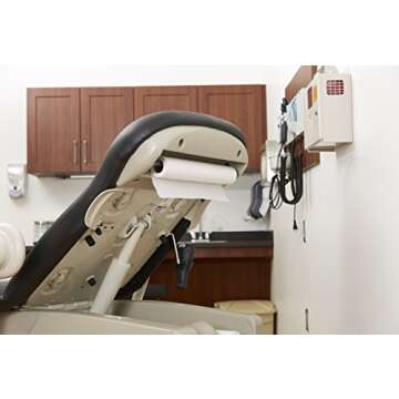 Medline Medical Exam Table Paper, Crepe Table Paper, 21 inches x 125 feet, Case of 12 Rolls