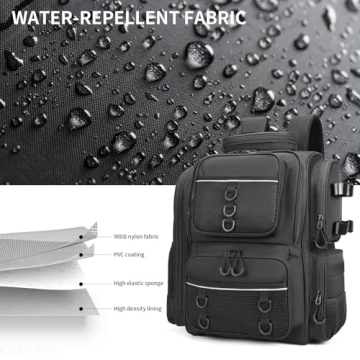 WANOON 42L Waterproof Fishing Backpack - Durable & Spacious