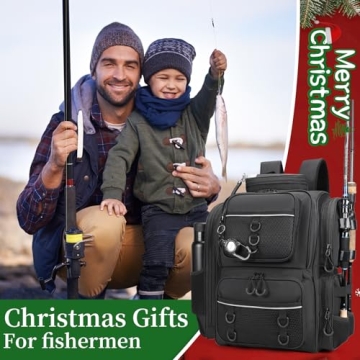 WANOON 42L Waterproof Fishing Backpack - Durable & Spacious