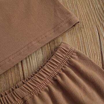 Hnyenmcko Toddler Summer Outfit - Cute One Shoulder Set