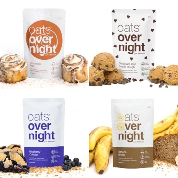 Oats Overnight Vegan Breakfast Variety Pack - High Protein Options