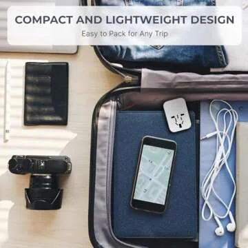International Power Adapter - 4 USB Ports for 150 Countries