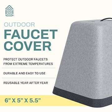 Home Intuition Outdoor Foam Faucet Cover, 3 Pack