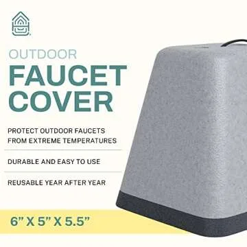 Home Intuition Outdoor Foam Faucet Cover, 3 Pack
