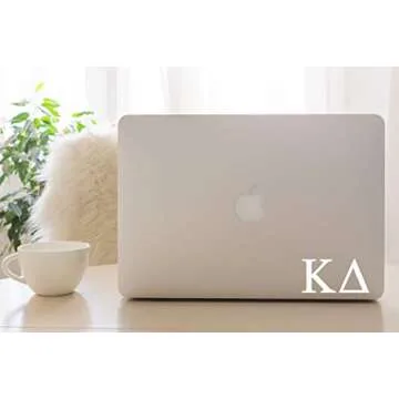 Kappa Delta Sorority Sticker Decal - 2.5" White Vinyl
