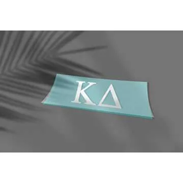 Kappa Delta Sorority Sticker Decal - 2.5" White Vinyl