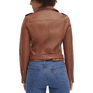 Levi's Stylish Faux Leather Motorcycle Jacket for Women