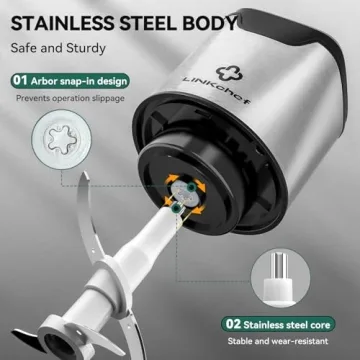 LINKChef 5 Cup Food Processor Mini Electric Chopper