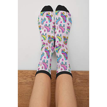 Colorful Roller Skating Crew Socks for Everyone