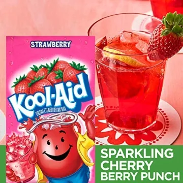 Kool-Aid Strawberry Powdered Drink Mix - Caffeine Free