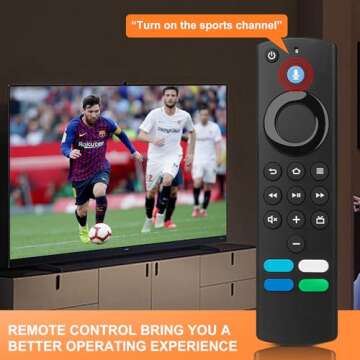 Replacement Remote Control for AMZ Smart TVs Stick(4K/4K Max/Lite) TV Cube, Smart TV 3rd Gen, for In...