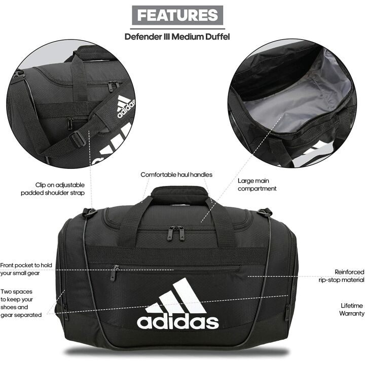 adidas Defender III Duffel Bag - Stylish & Durable