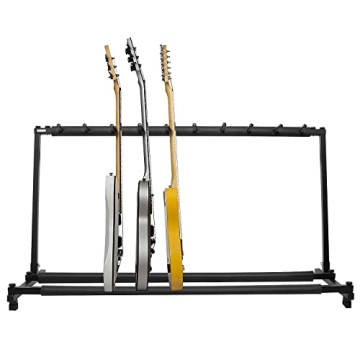 Kuyal Multi-Guitar Stand, Portable 9 Holder Rack