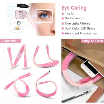 Glocusent Neck Reading Light for Effortless Reading