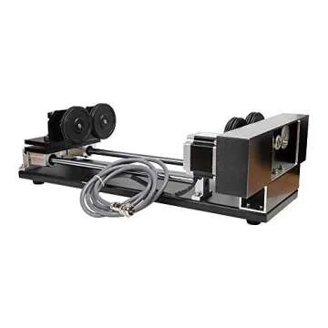 Cloudray CO2 Laser Rotary Attachment with Nema 23 Stepper Motor for Professional Engraving