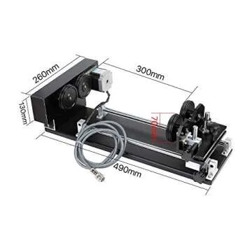 Cloudray CO2 Laser Rotary Attachment for Precision Engraving