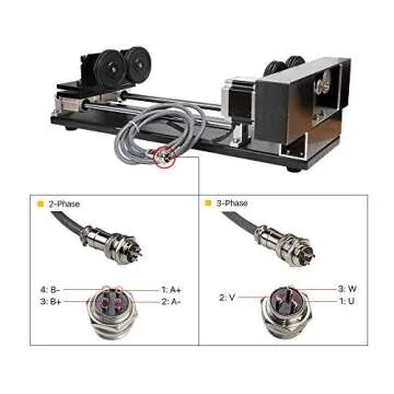 Cloudray CO2 Laser Rotary Attachment for Precision Engraving