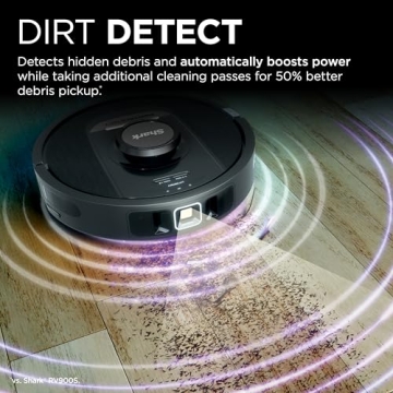 Shark AI Robot Vacuum with Self-Empty Base & HEPA Filter