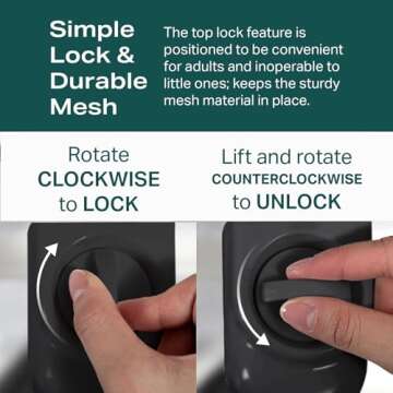 Cumbor Baby Gate - Stylish and Safe for Any Space