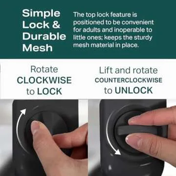 Cumbor Baby Gate - Stylish and Safe for Any Space