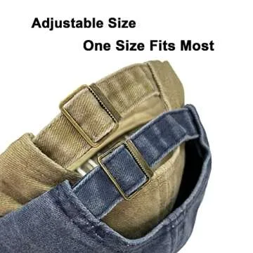 NPJY Vintage Washed Distressed Cotton Dad Hat Baseball Cap Adjustable Trucker Unisex Hats Khaki