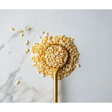 Savory Spice Toasted Sesame Seeds - Toasted Sesame for Sushi, Cooking & Baking | Roasted & Nutty Fla...