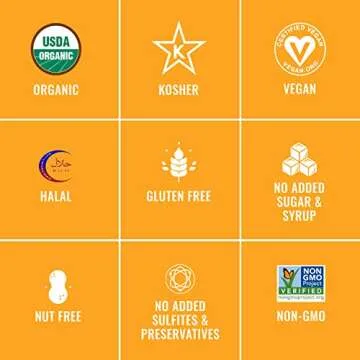 Sunny Fruit Organic Dried Apricots - Healthy Snack Packs