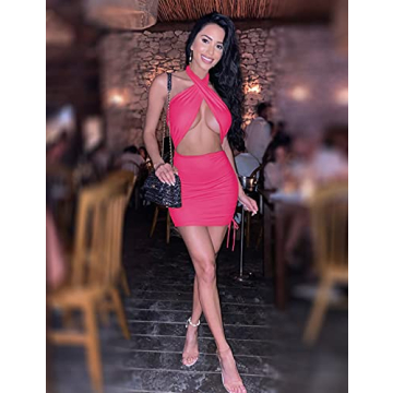 Sexy Hot Pink Mini Bodycon Dress for All Occasions