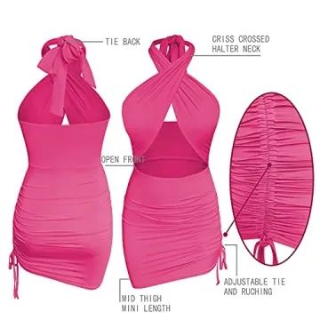 Sexy Hot Pink Mini Bodycon Dress for All Occasions