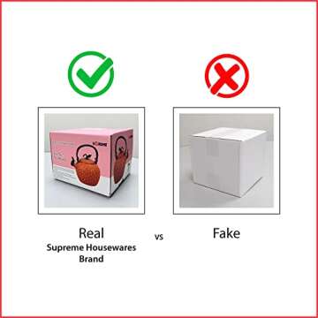 Whistling Tea Kettle for Stove Top Enamel on Steel Teakettle, Supreme Housewares Strawberry Design Teapot Water Kettle Cute Kitchen Accessories Teteras (2.3 Quart, Strawberry)