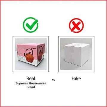 Whistling Tea Kettle for Stove Top Enamel on Steel Teakettle, Supreme Housewares Strawberry Design Teapot Water Kettle Cute Kitchen Accessories Teteras (2.3 Quart, Strawberry)