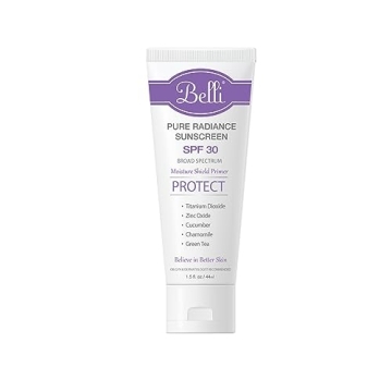 Belli Skincare Pure Radiance Sunscreen SPF 30 - Hydrating Mineral Protection for All Skin Types