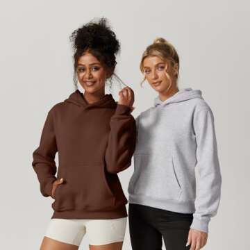 QINSEN Women’s Cozy Pullover Sweatshirt for Winter