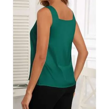 Plilima Women's Silk Satin Tank Top for Every Occasion