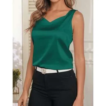 Plilima Women's Silk Satin Tank Top for Every Occasion