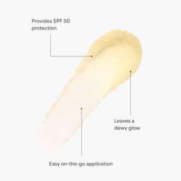 TULA Protect + Go Dewy Glow Sunscreen Stick SPF 50 - Mess-Free On-the-Go Protection