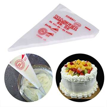 Huhushop Reusable Icing Piping Bags for Cake Decorators