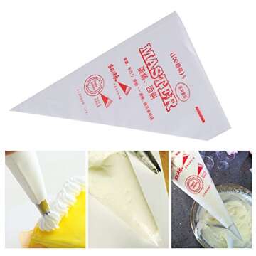 Huhushop Reusable Icing Piping Bags for Cake Decorators