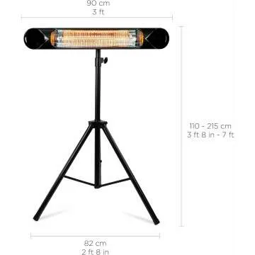 Briza Infrared Electric Heater - 1500W Indoor/Outdoor